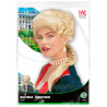 Historická paruka s copem blond